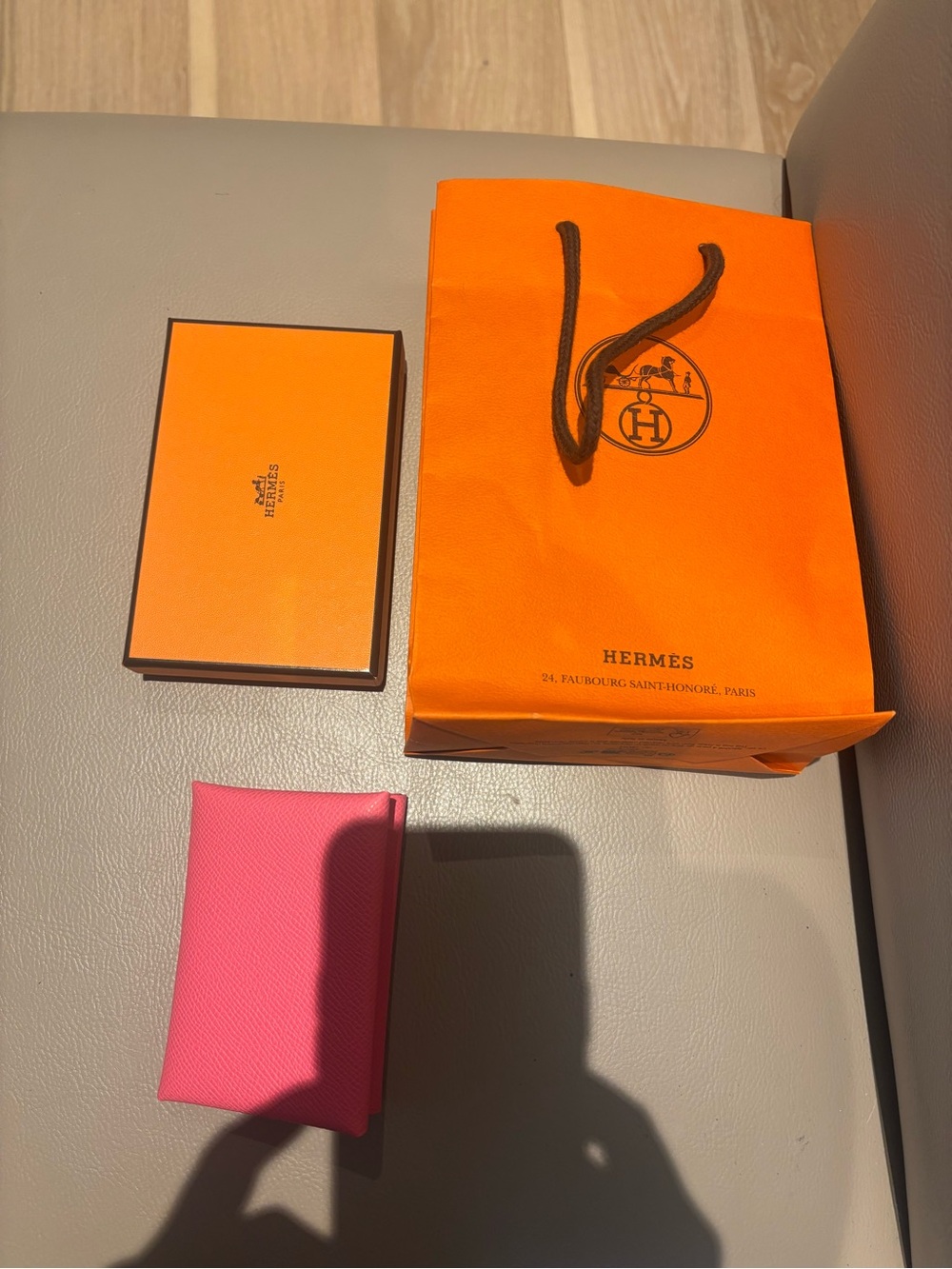 HERMES Calvi Duo Compact Card Holder